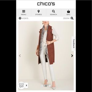 Chico’s long vest